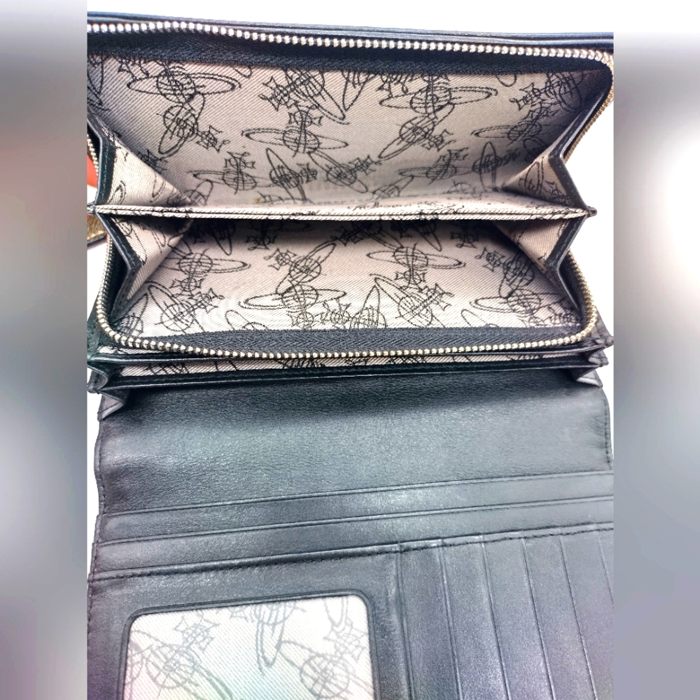 Vivienne Westwood Tartan Clutch Card Holder - Picture 7 of 9